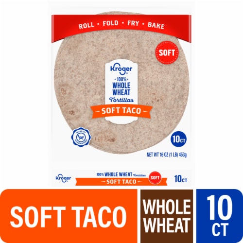 Kroger® 100% Whole Wheat Soft Taco Tortillas