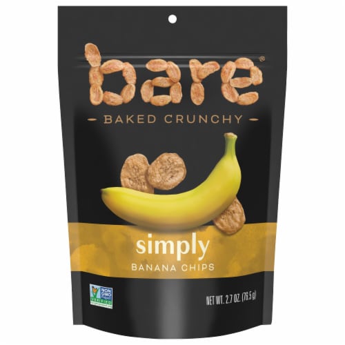 Bare® Baked Crunchy Simply Banana Chips Dried Fruit Snack