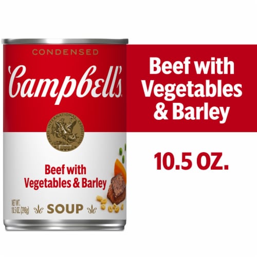 Campbell's® Condensed Beef Soup With Vegetables and Barley, 10.5 oz Can