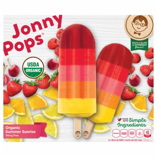 JonnyPops® Organic Summer Sunrise Water Popsicle