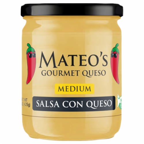 Mateo's Medium Salsa Con Queso Gourmet Queso