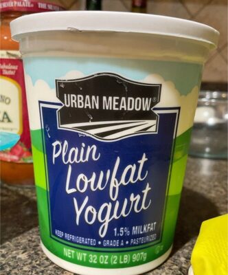Urban Meadow Plain Lowfat Yogurt 32oz