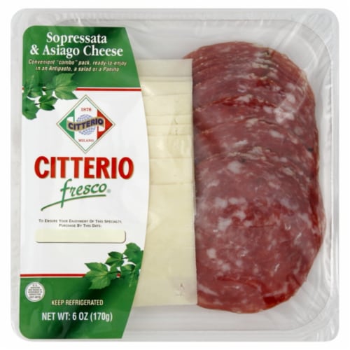 Citterio Fresco® Sopressata & Asiago Cheese Combo Pack