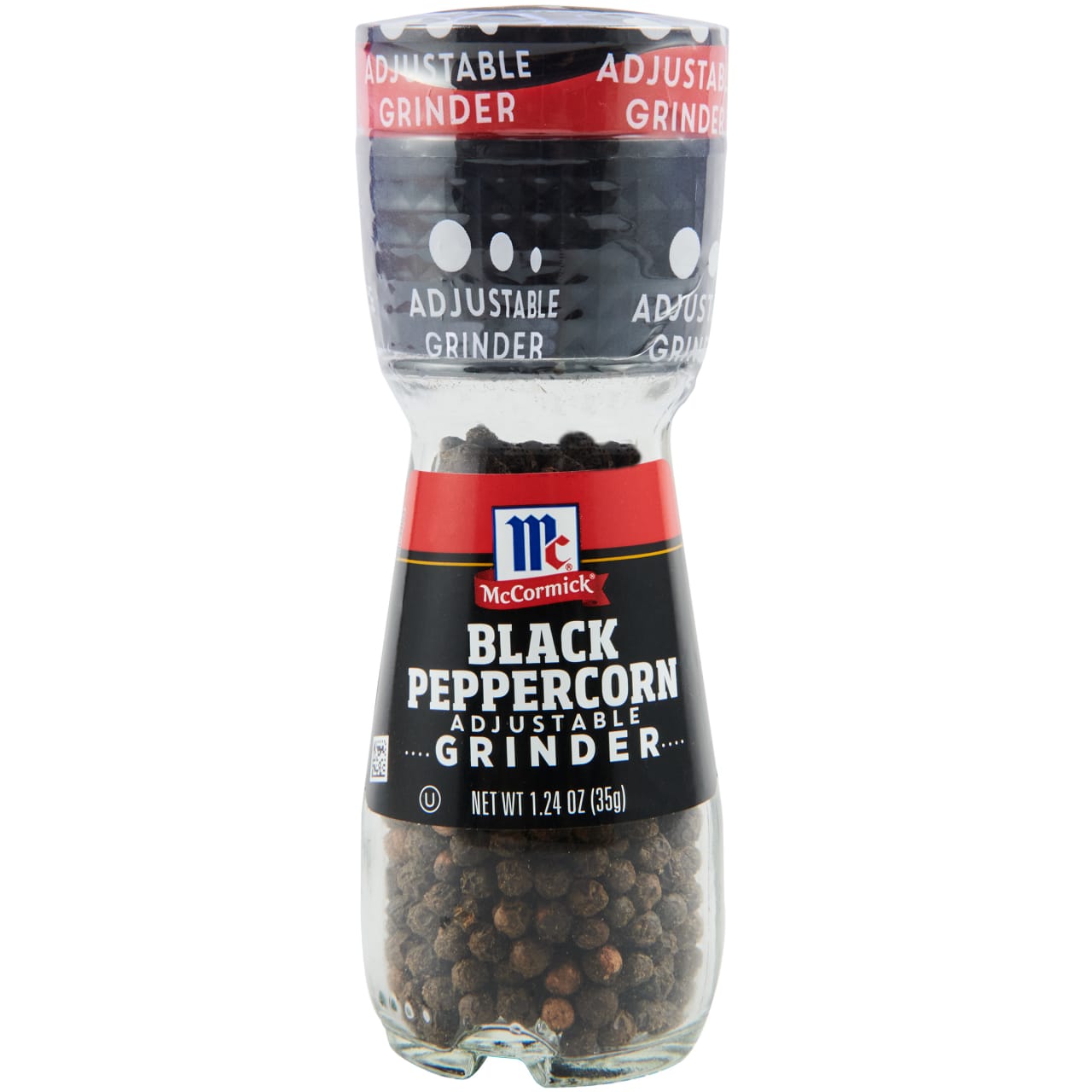 McCormick Culinary Black Peppercorn Grinder, 1.24 oz