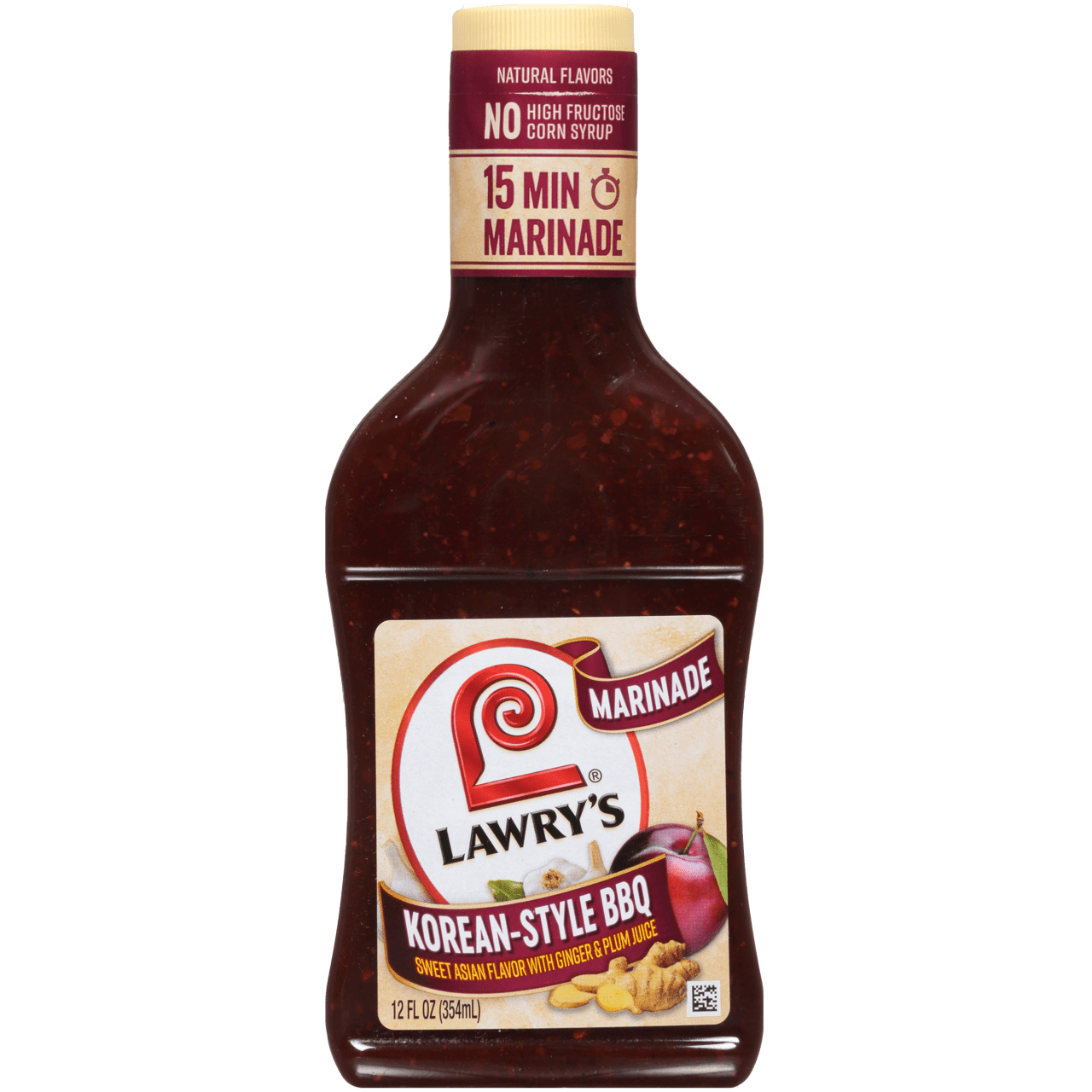Lawry's Korean-Style BBQ Marinade, 12 fl oz