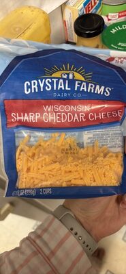 Shredded Wisconsin Sharp Cheddar Cheese 8 oz
