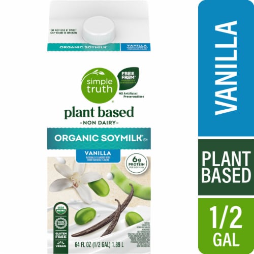 Simple Truth Organic® Vanilla Soymilk Half Gallon