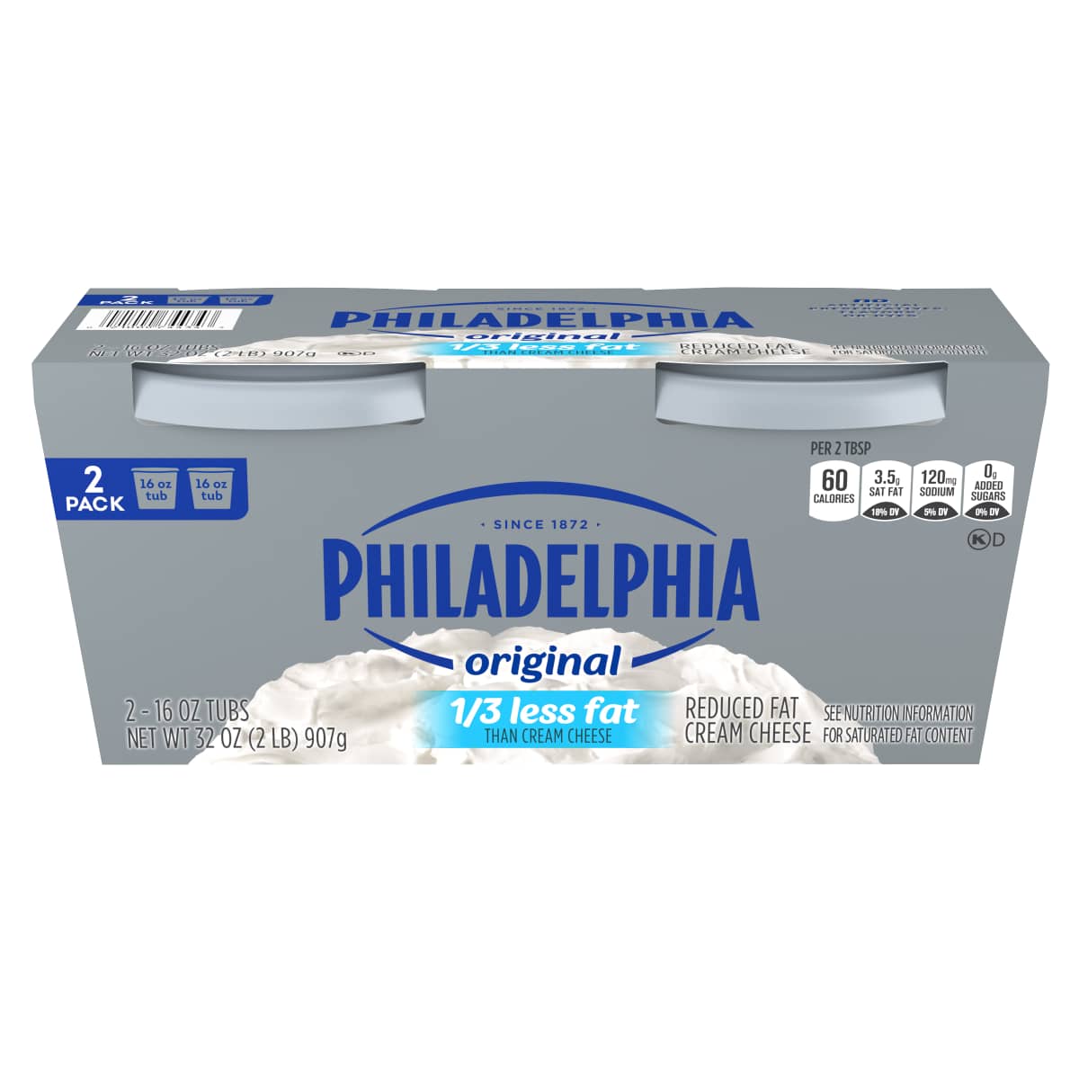 Reduced Fat Cream Cheese Spread with 1/3 Less Fat