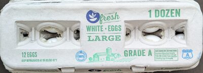 Stop & Shop Large White Eggs Grade A