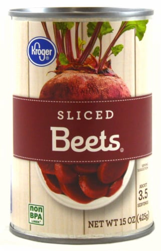 Kroger Sliced Beets - 15oz can