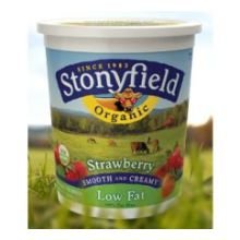 Stonyfield Organic Whole Milk Strawberry 32oz
