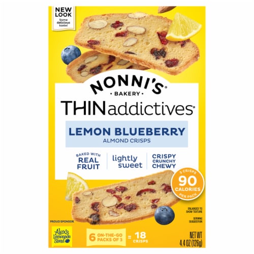 Nonni's® Thin Addictives® Lemon Blueberry Almond Crisps