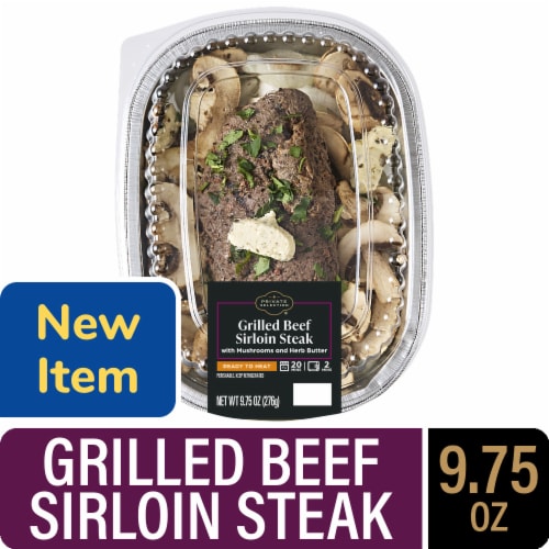 Private Selection® Grilled Beef Sirloin Steak with Mushrooms and Herb Butter