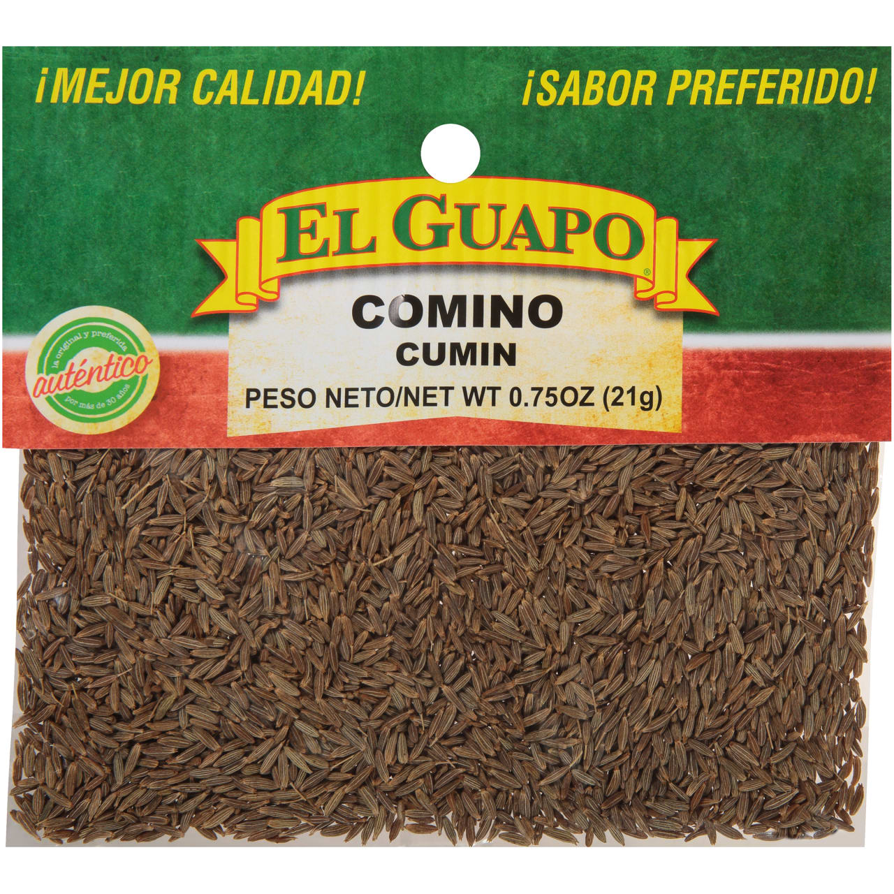 El Guapo Whole Cumin (Comino Entero), 0.75 oz