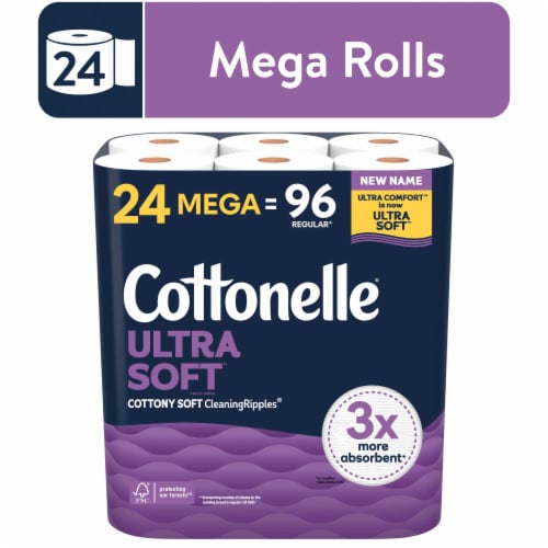 Cottonelle® Ultra Soft™ Toilet Paper 24 Mega Rolls