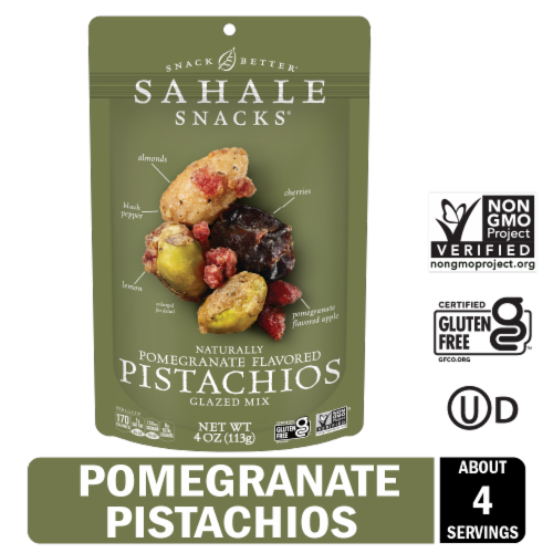 Sahale Snacks 4 Ounce Pomegranate Pistachio