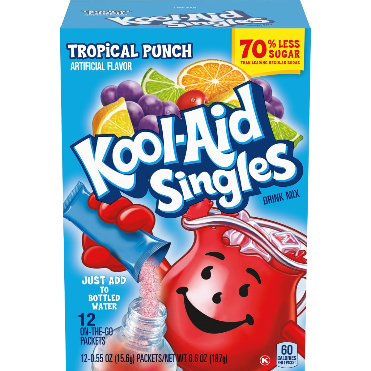 Singles Tropical Punch Artificially Flavored Powdered Soft Drink Mix