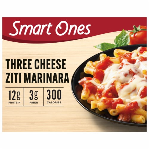 Three Cheese Ziti Pasta Marinara with Mozzarella, Monterey Jack & Parmesan Cheeses Frozen Meal
