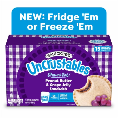Smucker’s Uncrustables Peanut Butter & Grape Jelly Sandwiches