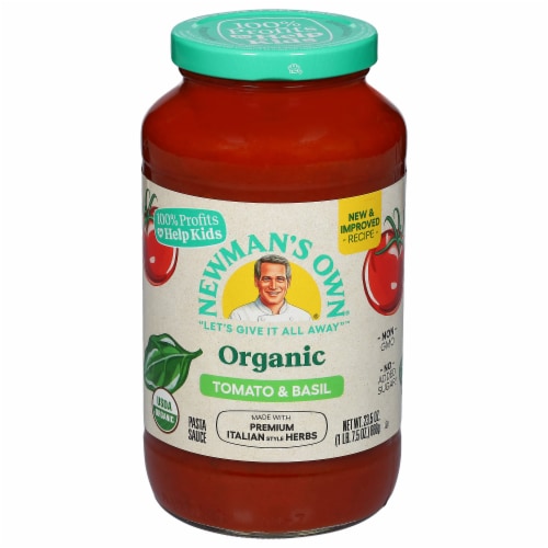 Newman's Own Organic Tomato & Basil Pasta Sauce