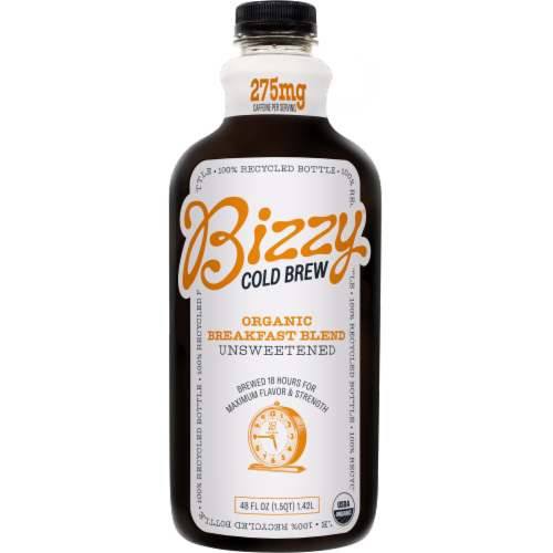 Bizzy® Organic Breakfast Blend Ready to Drink Cold Brew Coffee