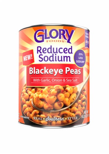 Glory Foods® Reduced Sodium Blackeye Peas With Garlic, Onion & Sea Salt