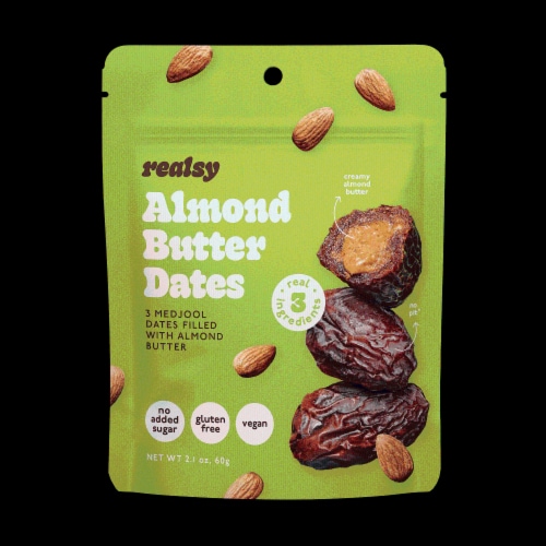 Realsy Almond Butter Filled Dates Snack Pack