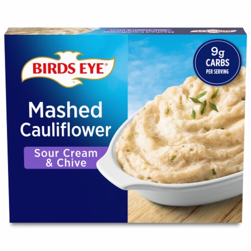 Birds Eye Sour Cream & Chives Mashed Cauliflower, Frozen Sides