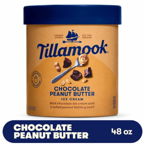 Tillamook® Chocolate Peanut Butter Ice Cream Tub