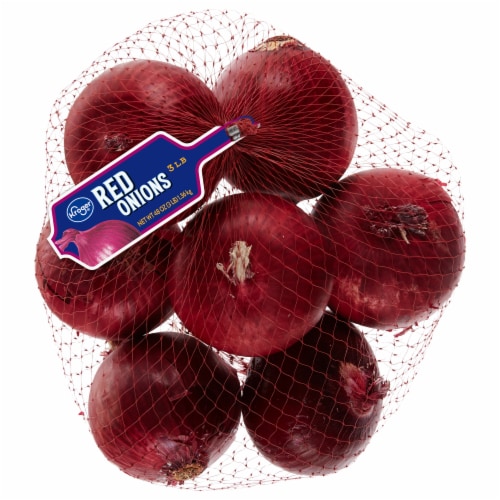 Kroger® Red Onion 3 lb Bag