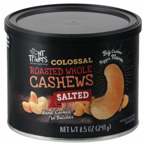 HT Traders™ Colossal Salted Roasted Whole Cashews