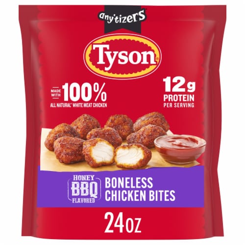 Tyson Any'tizers Frozen Sweet BBQ Flavored Boneless Chicken Bites