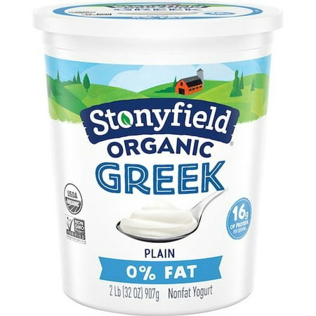 Stonyfield Farm Smooth Plain Nonfat 32 oz