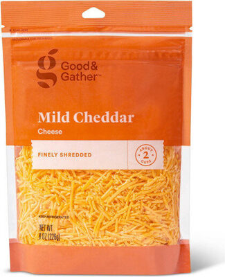 Good & Gather Finely Shredded Mild Cheddar 8 oz pk