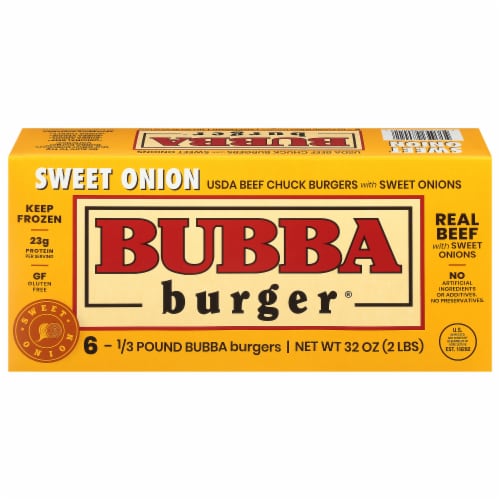 BUBBA Burger Sweet Onion Bubba Burgers