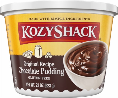 Kozy Shack Chocolate Pudding Tub, Gluten Free Dessert