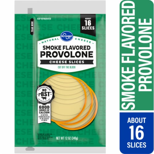 Kroger® Smoke Flavored Provolone Sliced Cheese