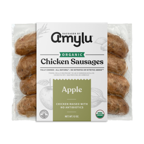 Amylu Foods® Organic Apple Chicken Sausages