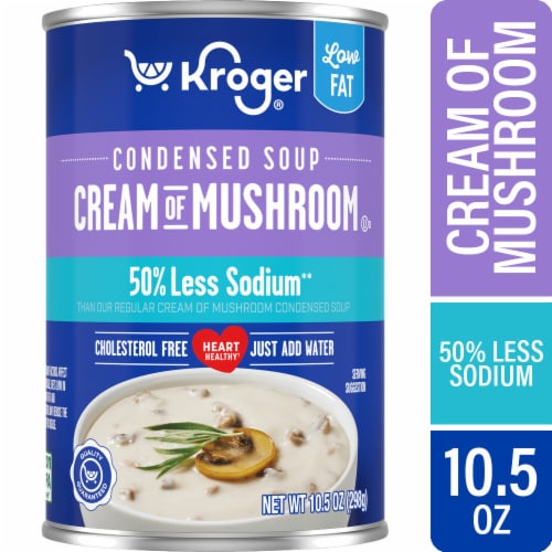 Kroger® Less Sodium Condensed Cream of Mushroom Soup