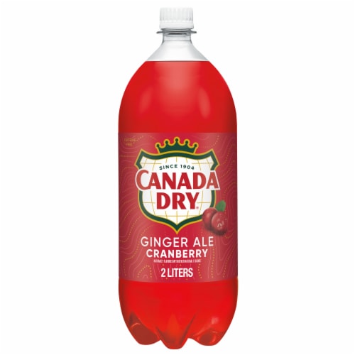 Canada Dry Cranberry Ginger Ale, 2 L bottle