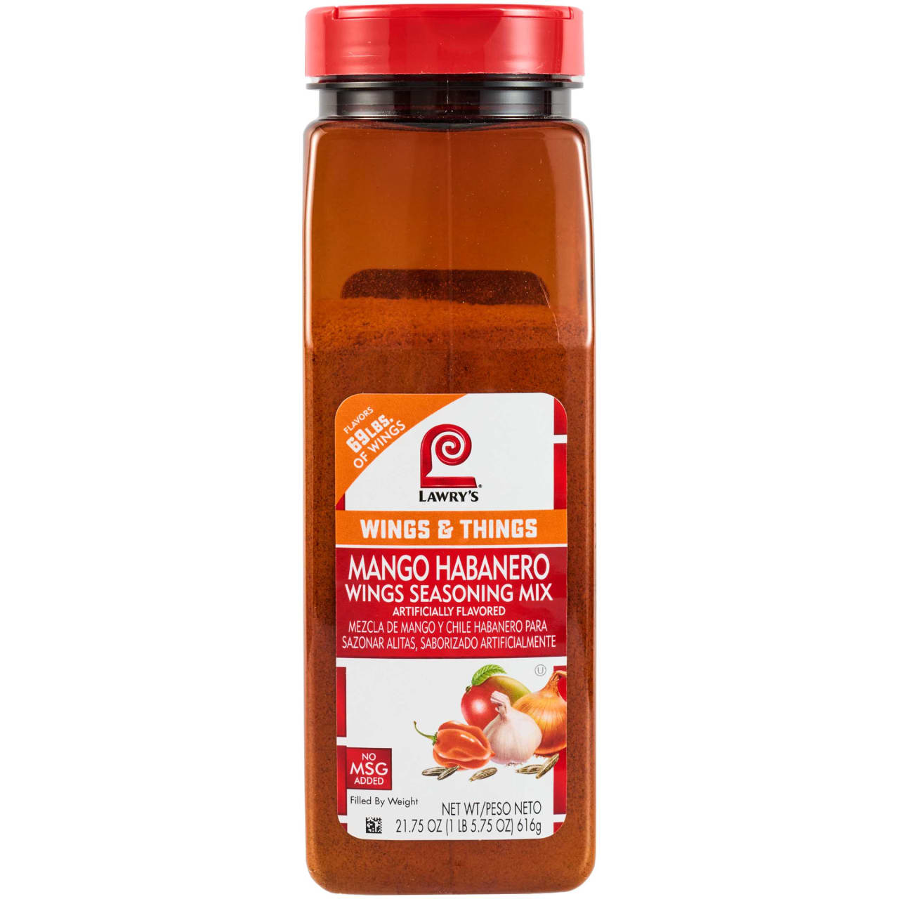 Lawry's Mango Habanero Wings Seasoning Mix, 21.75 oz