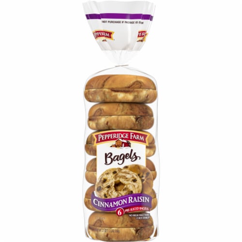 Pepperidge Farm® Cinnamon Raisin Bagels 6-Pack