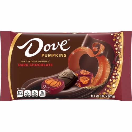 Dove Promises Dark Chocolate Pumpkins Fall Halloween Candy