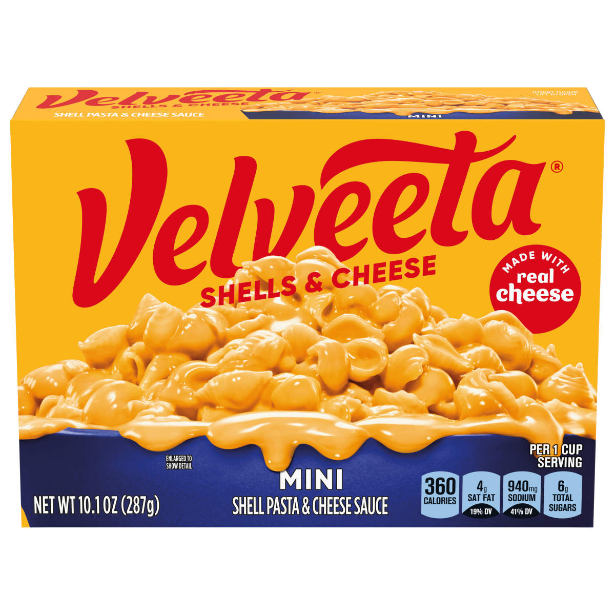 Shells & Cheese Mini Shell Pasta & Cheese Sauce Meal