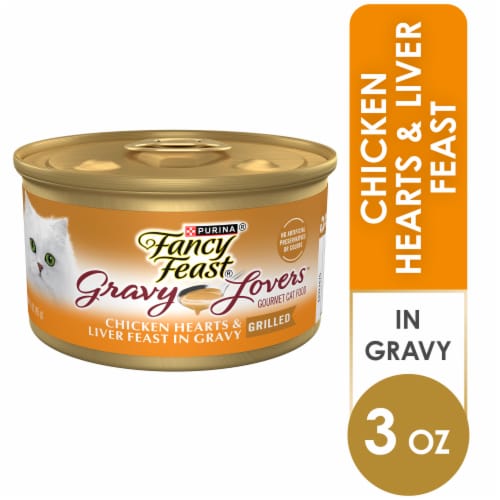 Purina Fancy Feast Gravy Lovers Wet Cat Food in Gravy Chicken Hearts & Liver Feast