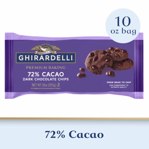 Ghirardelli Premium Baking 72% Cacao Dark Chocolate Chips