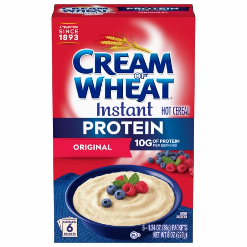 Cream of Wheat Protein Instant Original Hot Cereal, Hot Breakfast Cereal