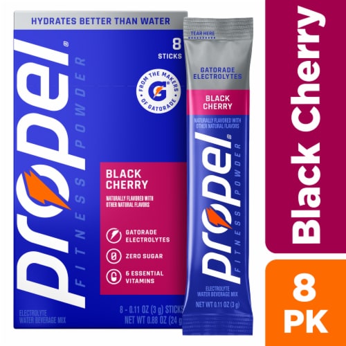 Propel® Zero Sugar Black Cherry Powder Drink Mix Packets