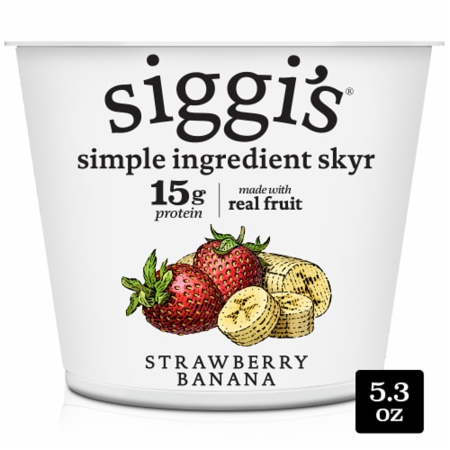 siggi’s Strawberry Banana Icelandic-Style Lowfat Yogurt, 5.3 oz