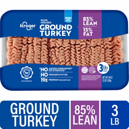 Kroger® 85/15 Fresh Ground Turkey Tray 3 LB